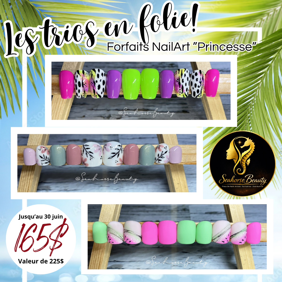 FORFAIT “PRINCESSE” — LES TRIOS EN FOLIE