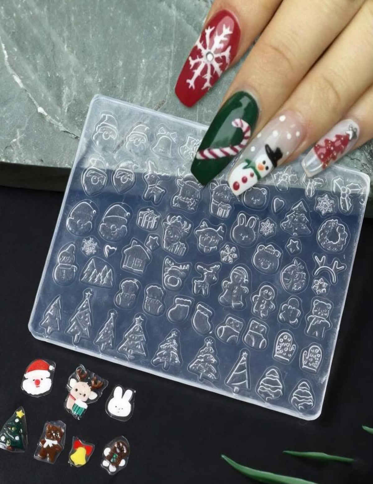 Moules en Silicone NailArt 3D