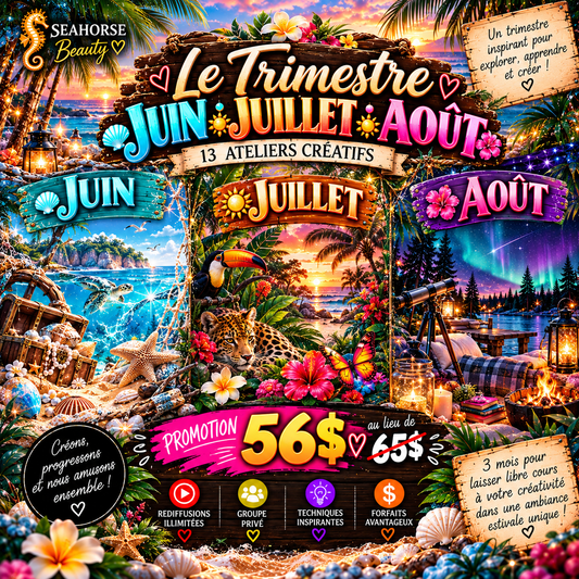 CAP SUR LA CRÉATIVITÉ | Trimestre Juin•Juillet•Août 2026