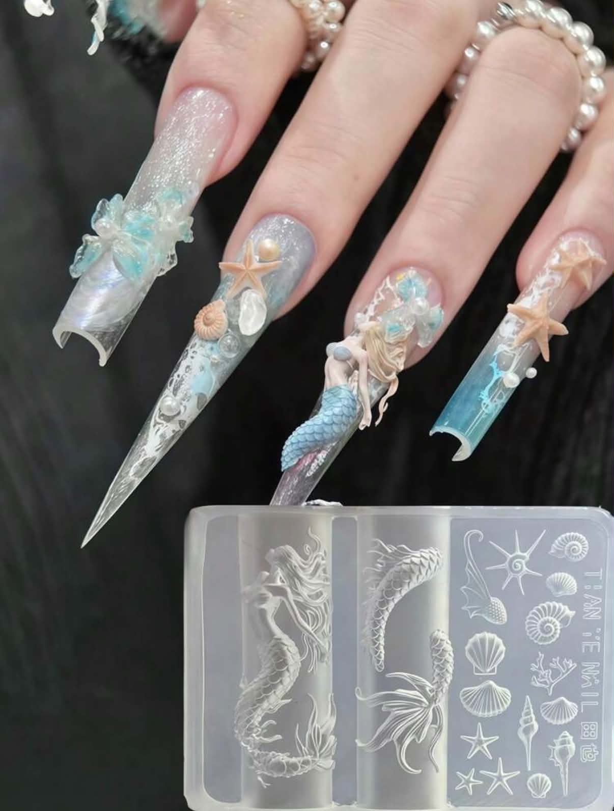 Moules en Silicone NailArt 3D