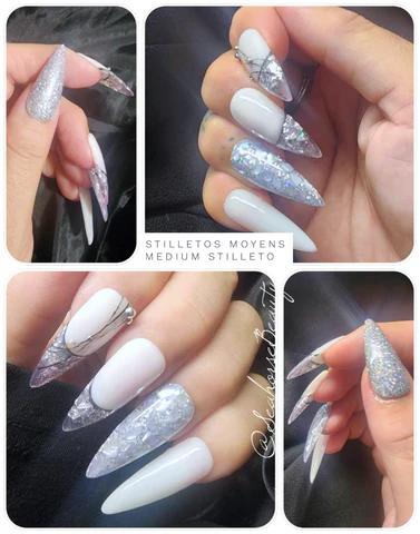 (21) Prothèses en Gel - Stilettos moyens