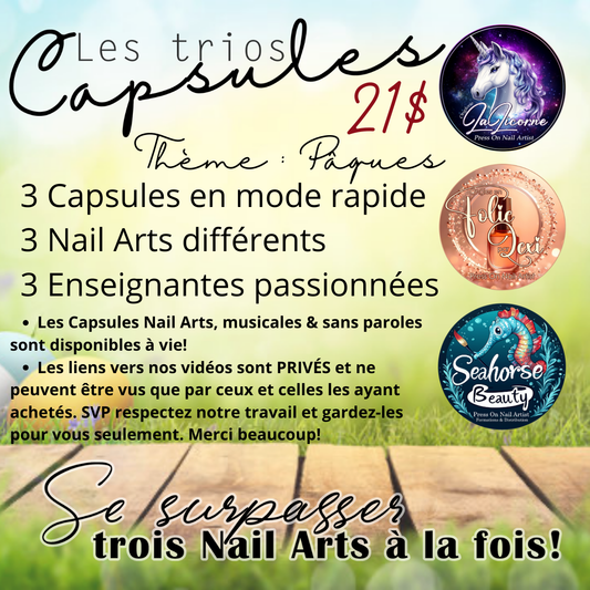 TRIOS CAPSULES NAILART | Pâques