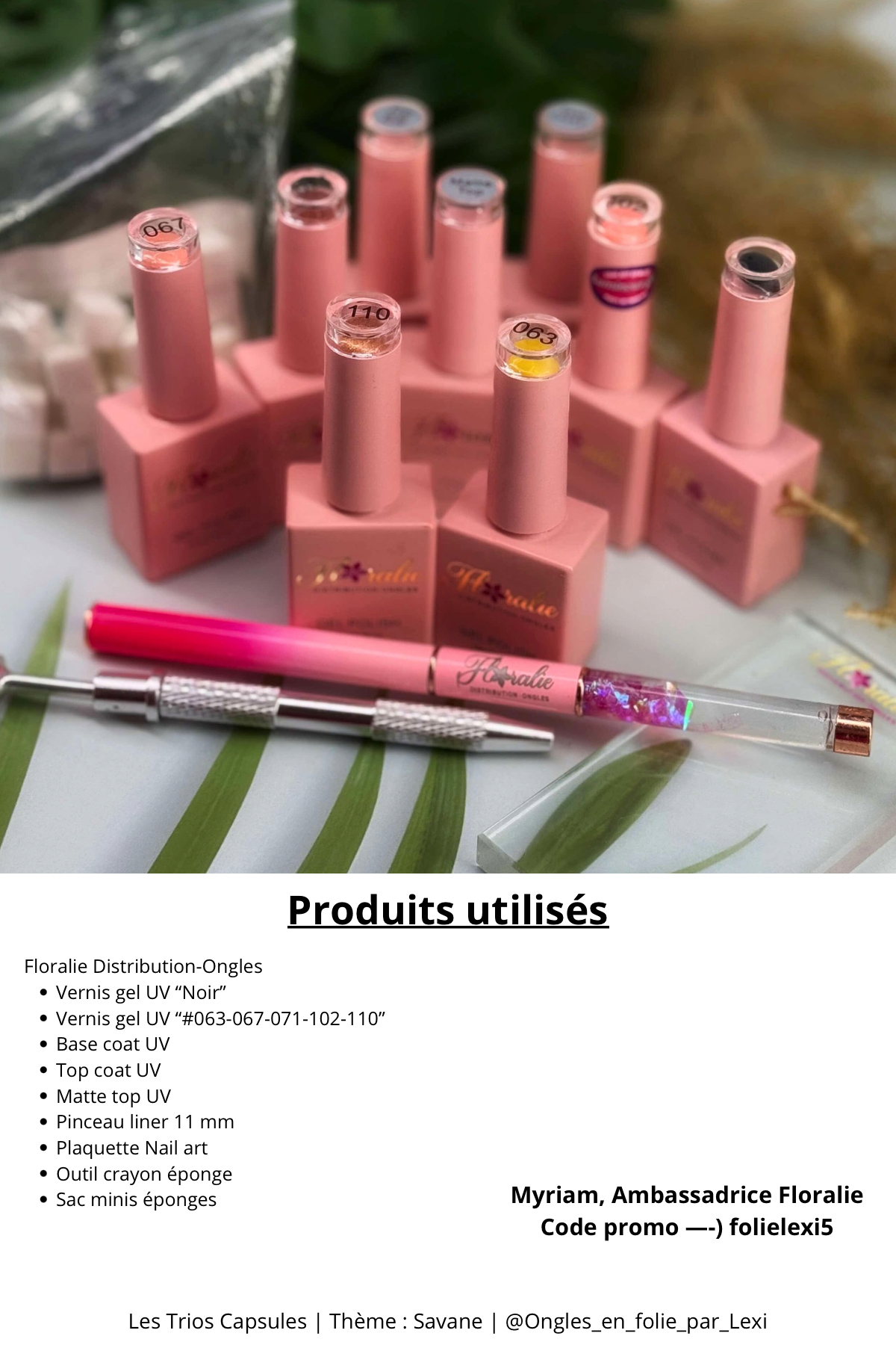 TRIOS CAPSULES NAILART | Savane