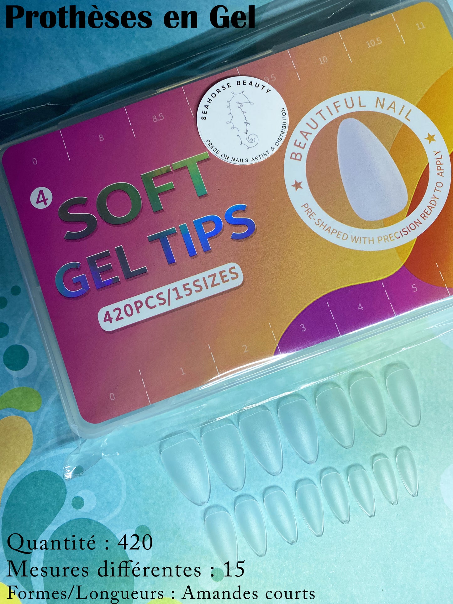 (04) Prothèses en Gel - Amandes courts