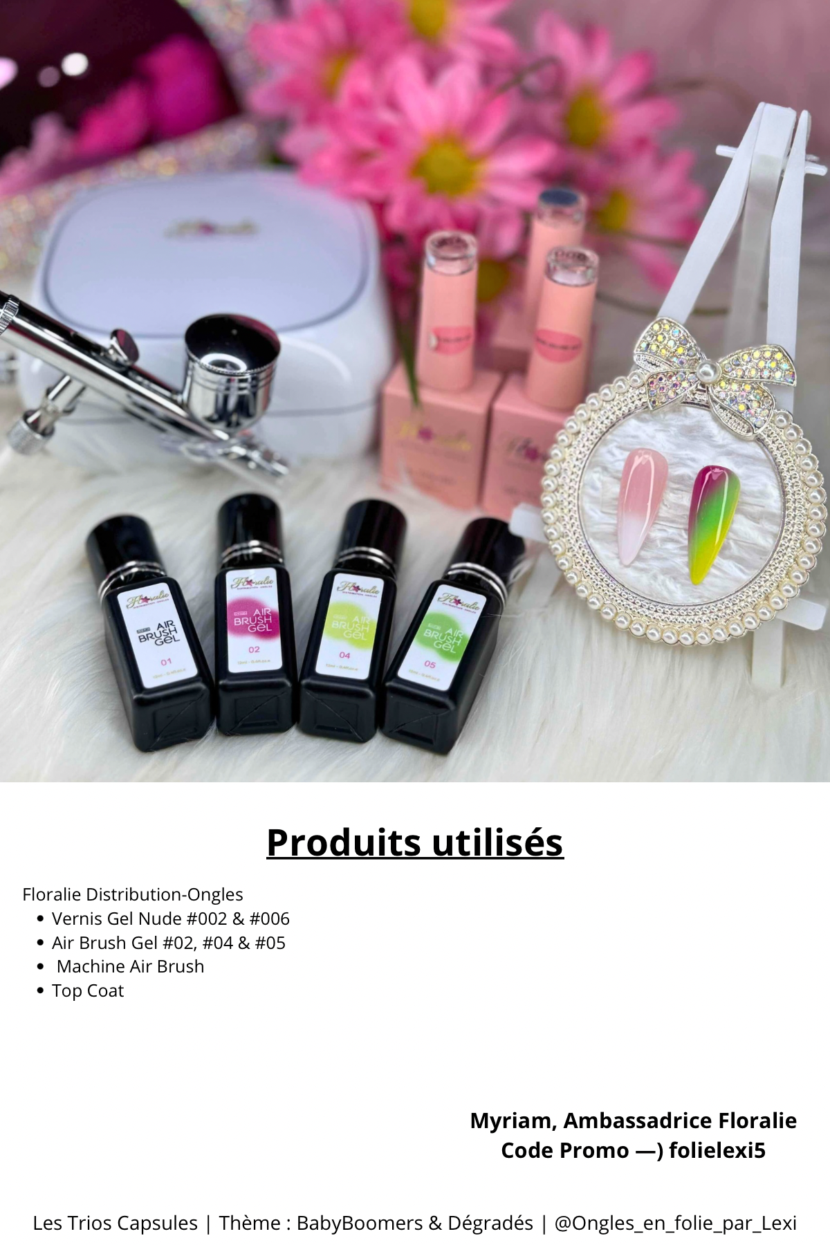 TRIOS CAPSULES NAILART | Babyboomers & Dégradés (3 Techniques)