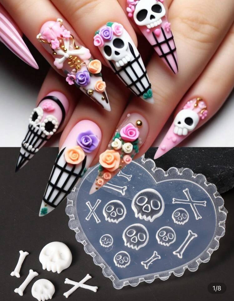 Moules en Silicone NailArt 3D