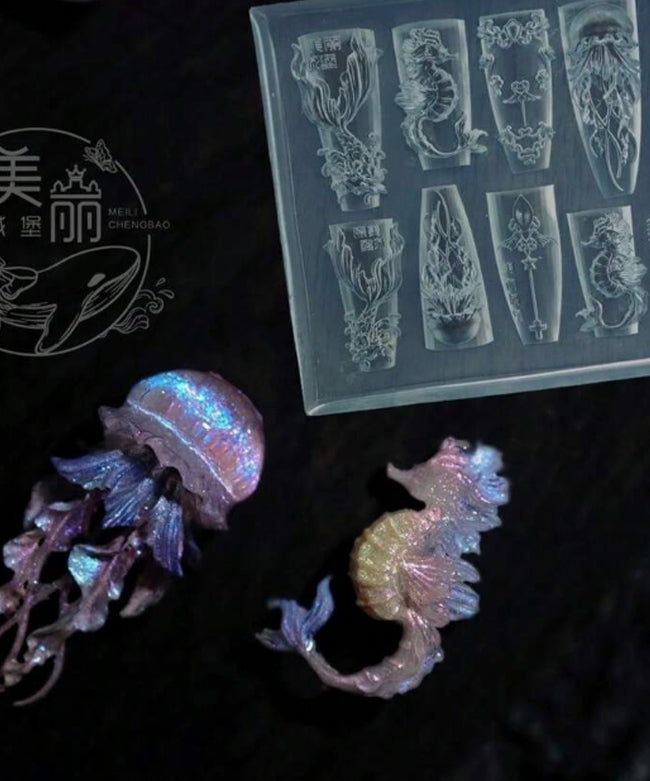 Moules en Silicone NailArt 3D