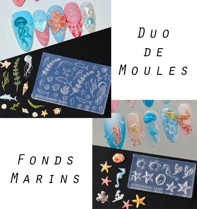 Moules en Silicone NailArt 3D