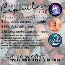 Load image into Gallery viewer, TRIO CAPSULES NAILART | Pierres Précieuses
