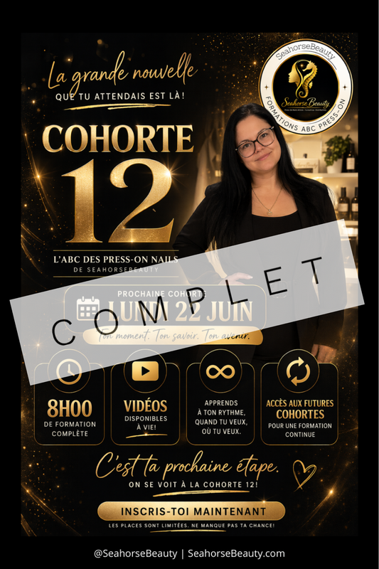 FORMATION L’ABC DES PRESS-ON NAILS | Cohorte 12