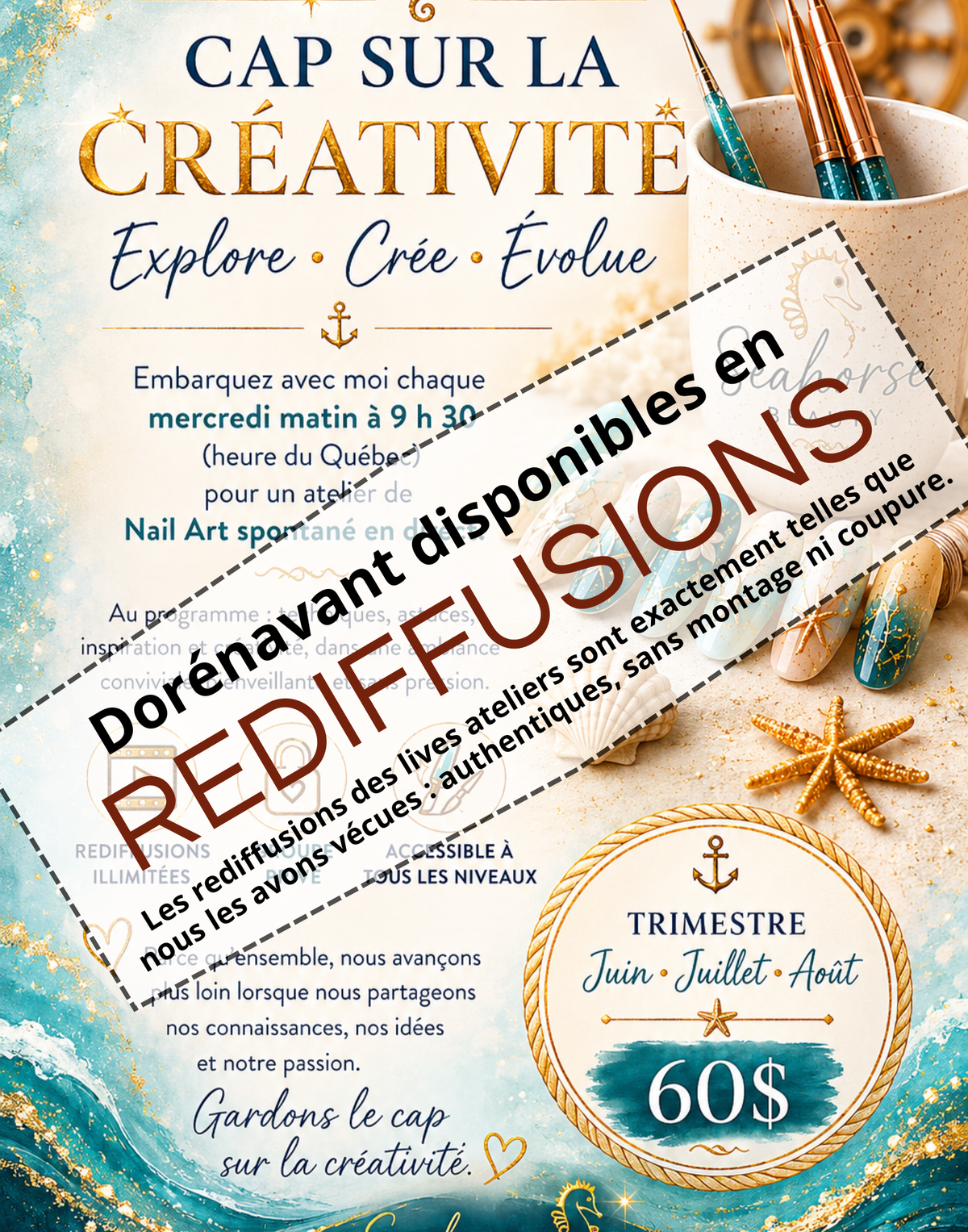 CAP SUR LA CRÉATIVITÉ | Trimestre Juin•Juillet•Août 2026
