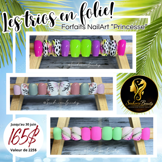 FORFAIT “PRINCESSE” — LES TRIOS EN FOLIE