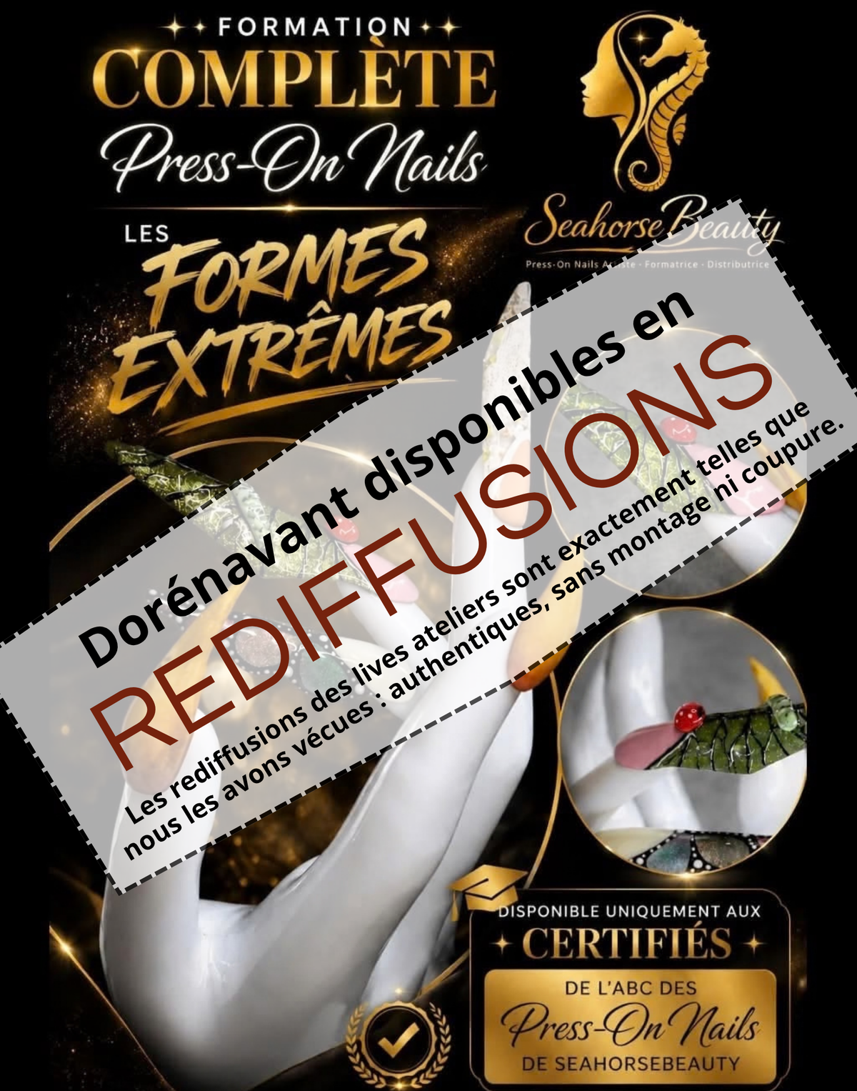 🌟FORMATION PRESS-ON NAILS | Les Formes Extrêmes