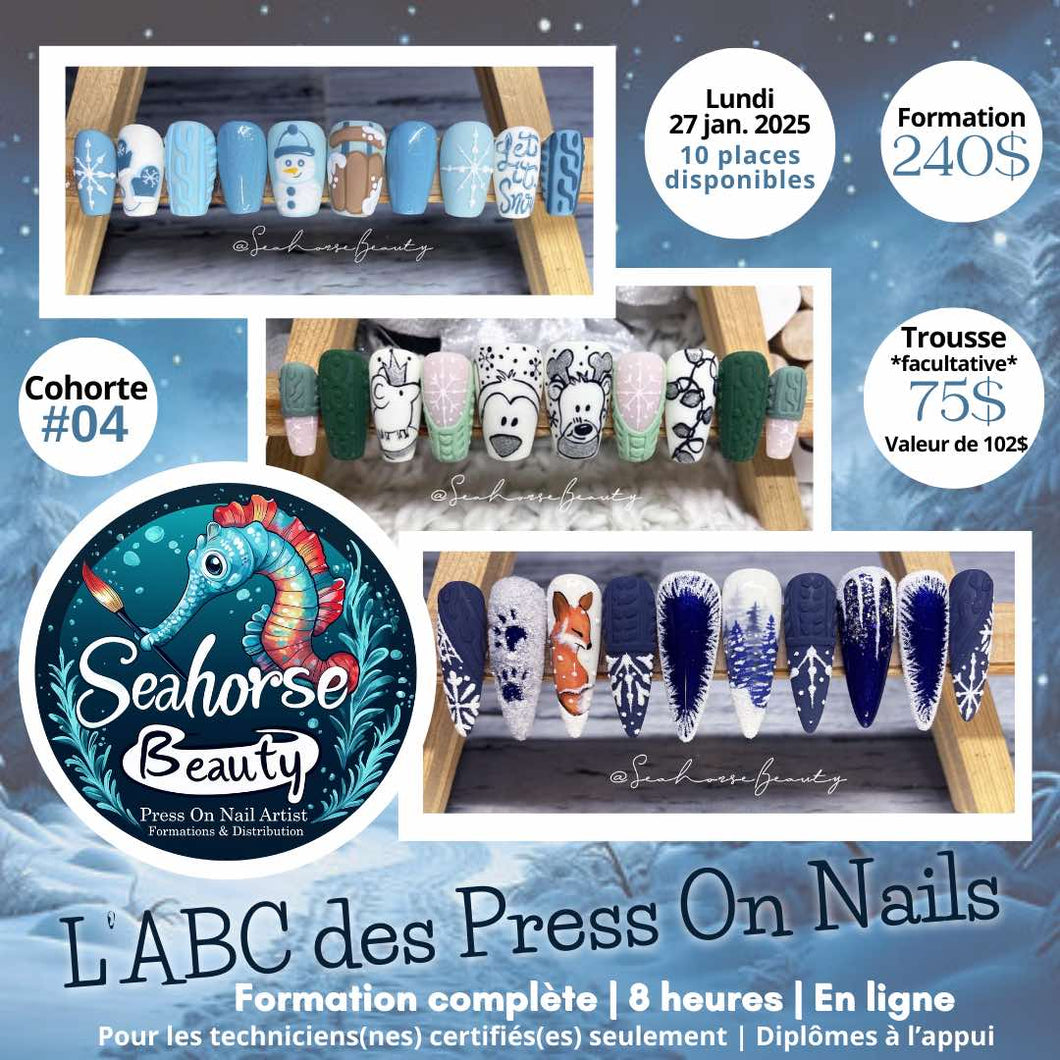 FORMATION L’ABC DES PRESS ON NAILS | Cohorte #04