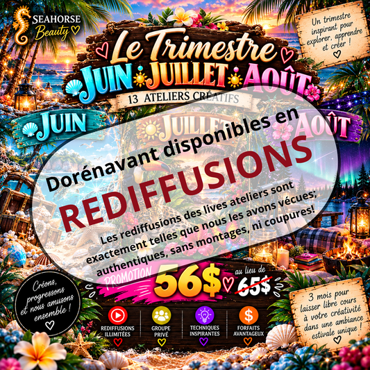 CAP SUR LA CRÉATIVITÉ | Trimestre Juin•Juillet•Août 2026