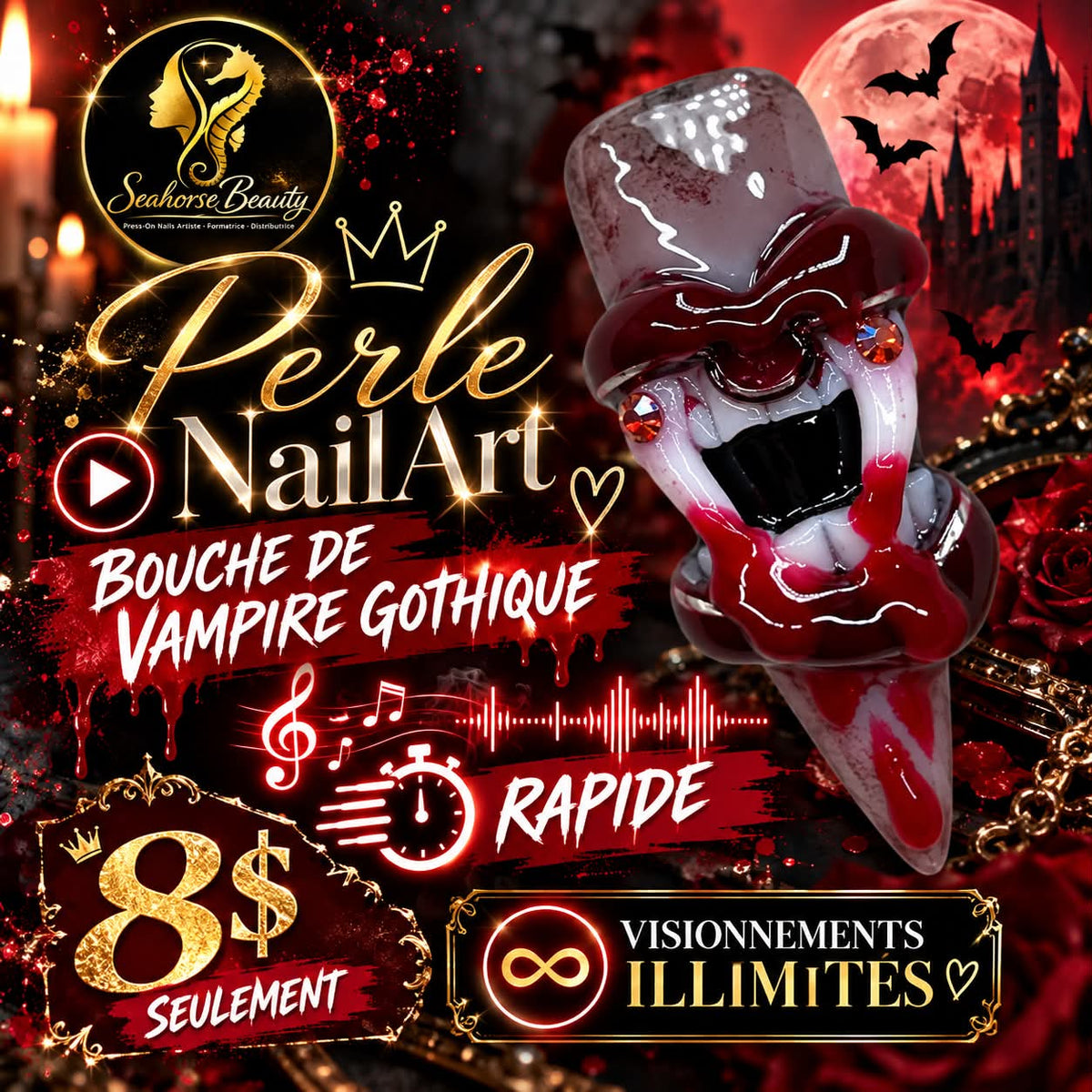 08. La Bouche de Vampire Gothique