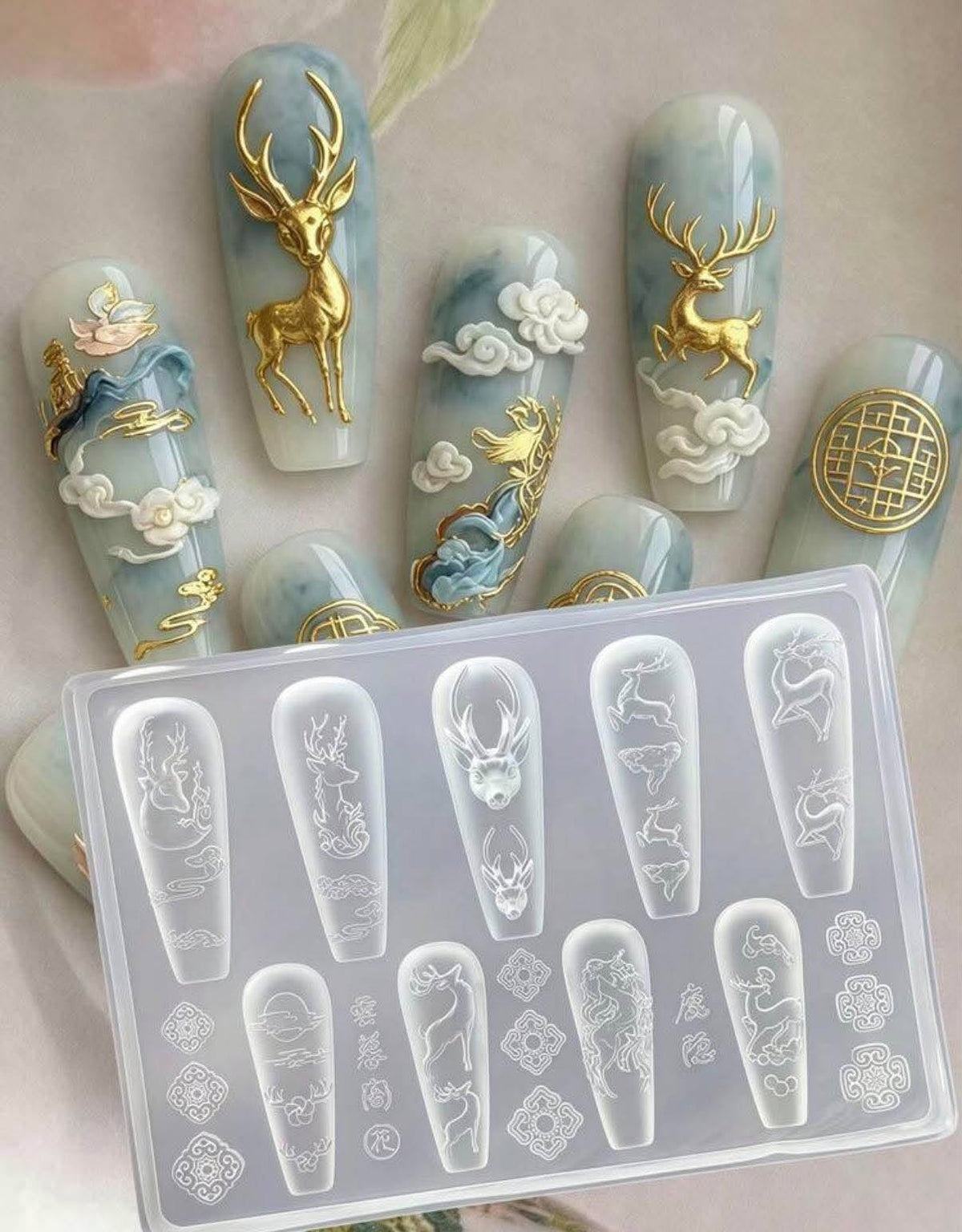 Moules en Silicone NailArt 3D