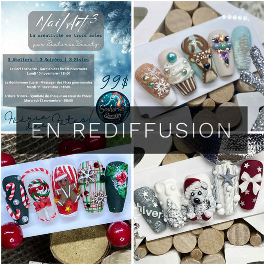 EN REDIFFUSION | NailArt³ | Féérie des Fêtes!