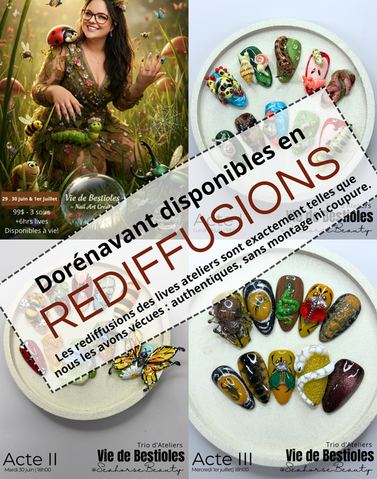 EN REDIFFUSION | NailArt³ | Vie de Bestioles