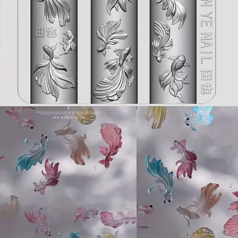 Moules en Silicone NailArt 3D