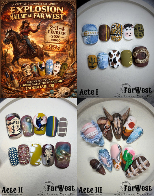 NailArt³ | Seahorse in the Wild West