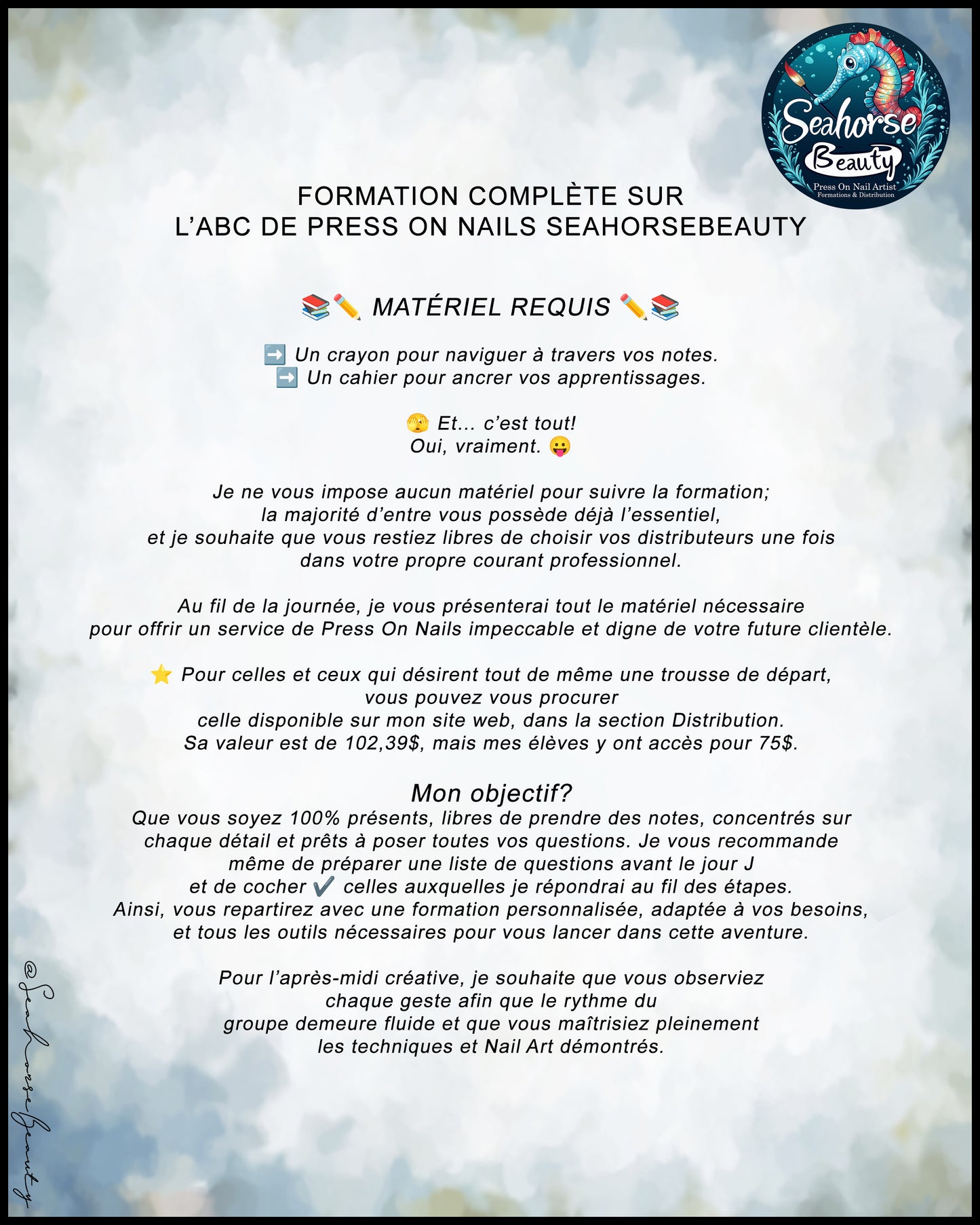 FORMATION L’ABC DES PRESS ON NAILS | Cohorte #09