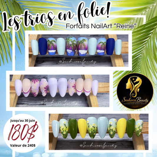 FORFAIT “REINE” — LES TRIOS EN FOLIE