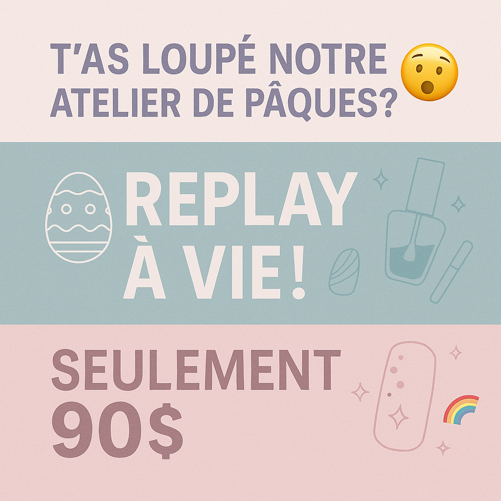 EN REDIFFUSION | TRIO ATELIERS NAILART | J’craque pour toi mon Coco!
