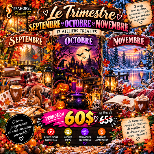 CAP SUR LA CRÉATIVITÉ | Trimestre Septembre•Octobre•Novembre 2026
