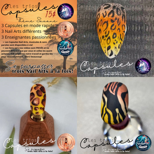 TRIOS CAPSULES NAILART | Savane