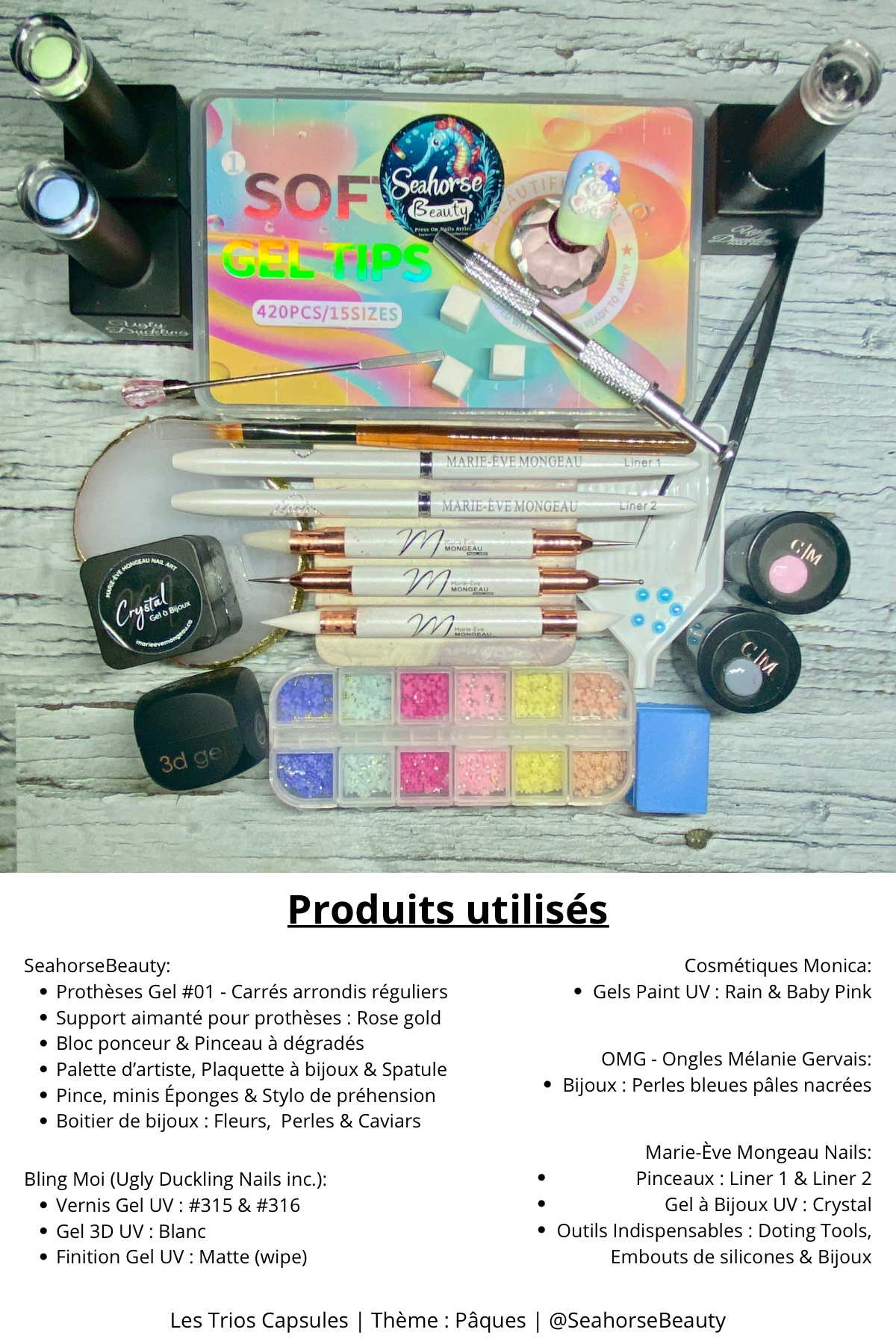 TRIOS CAPSULES NAILART | Pâques