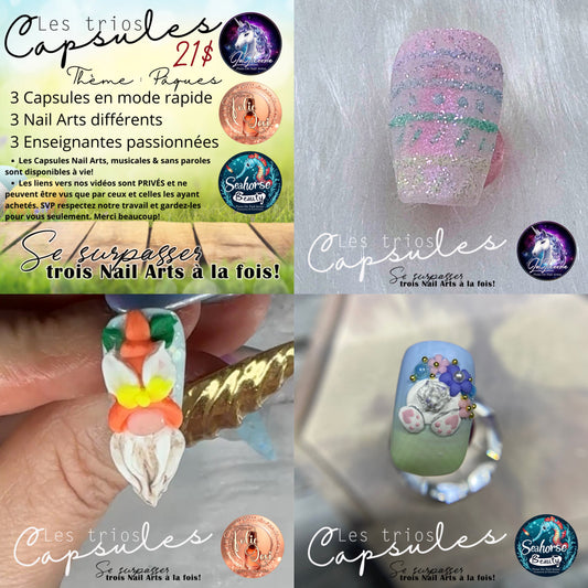 TRIOS CAPSULES NAILART | Pâques