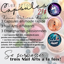 Load image into Gallery viewer, TRIO CAPSULES NAILART | Délices Glacés
