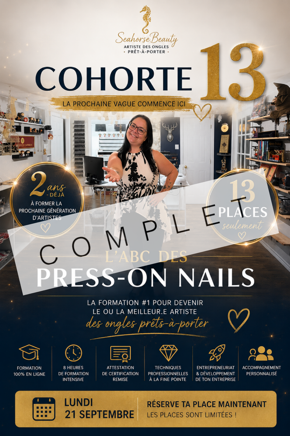 FORMATION L’ABC DES PRESS-ON NAILS | Cohorte 13
