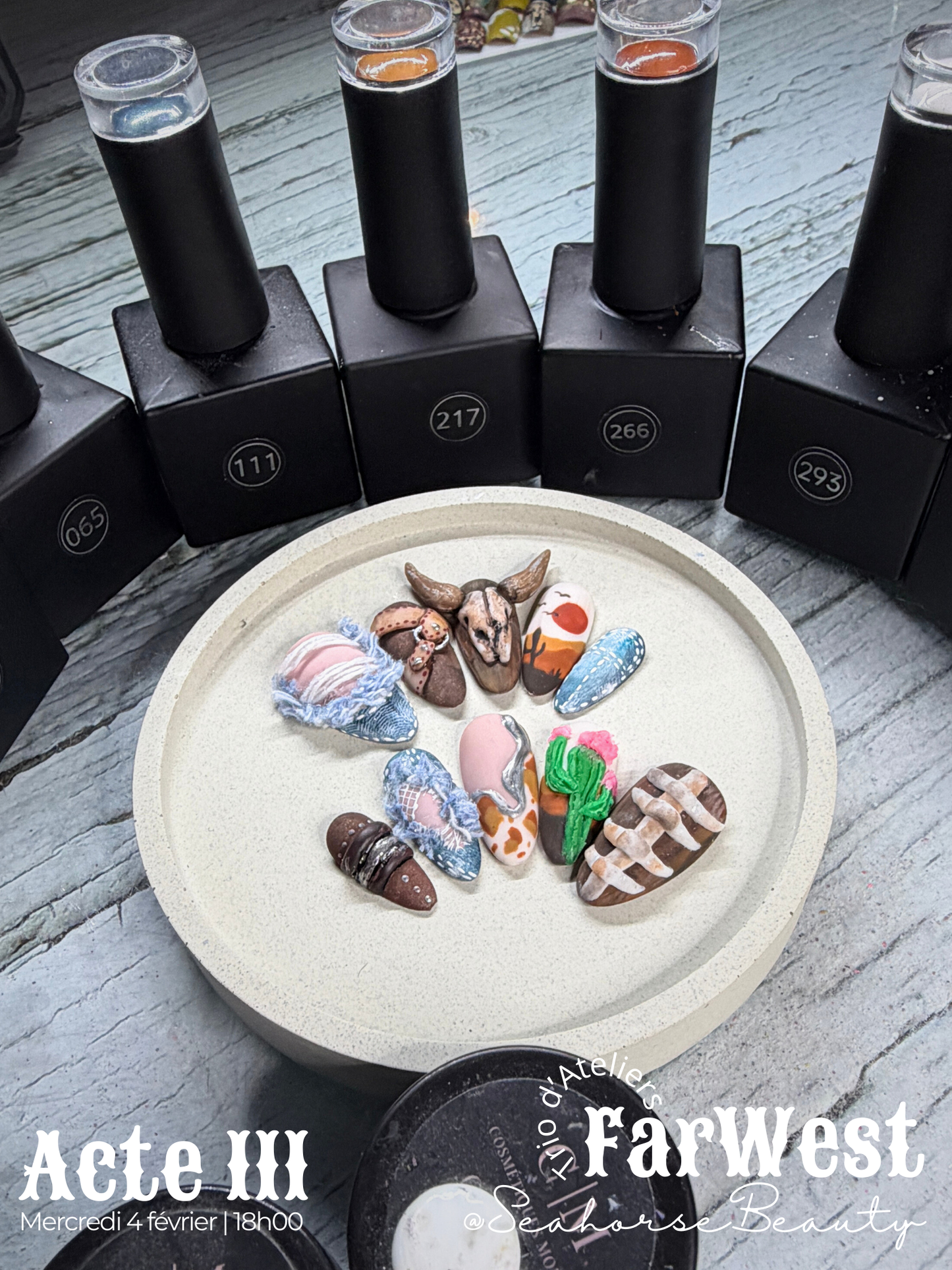 NailArt³ | Seahorse au FarWest
