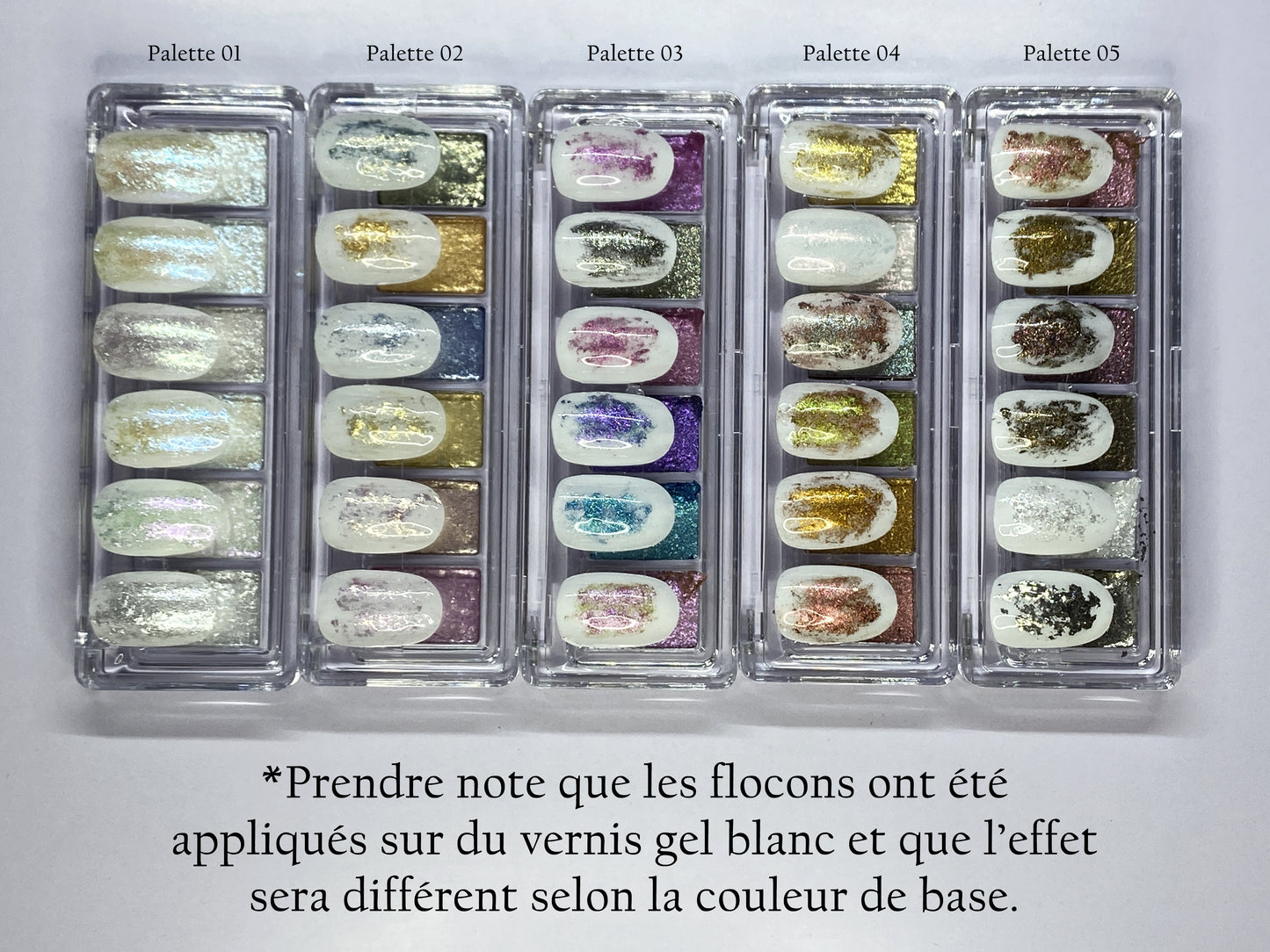 Palettes Flocons Pressés "Effets Sirènes"