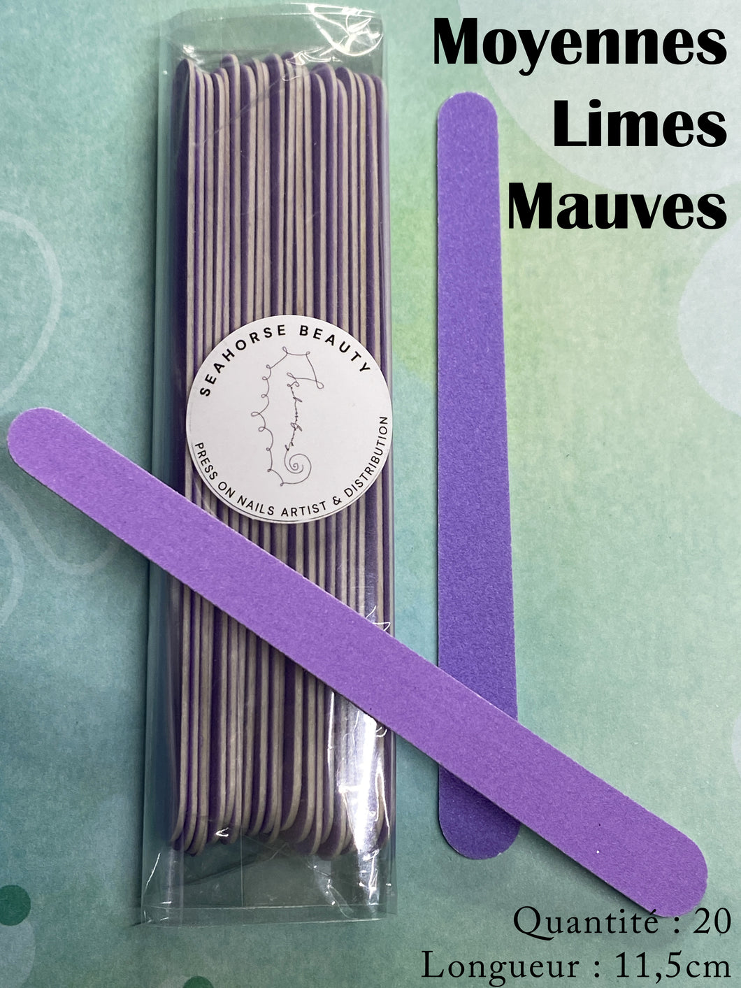 Moyennes limes mauves