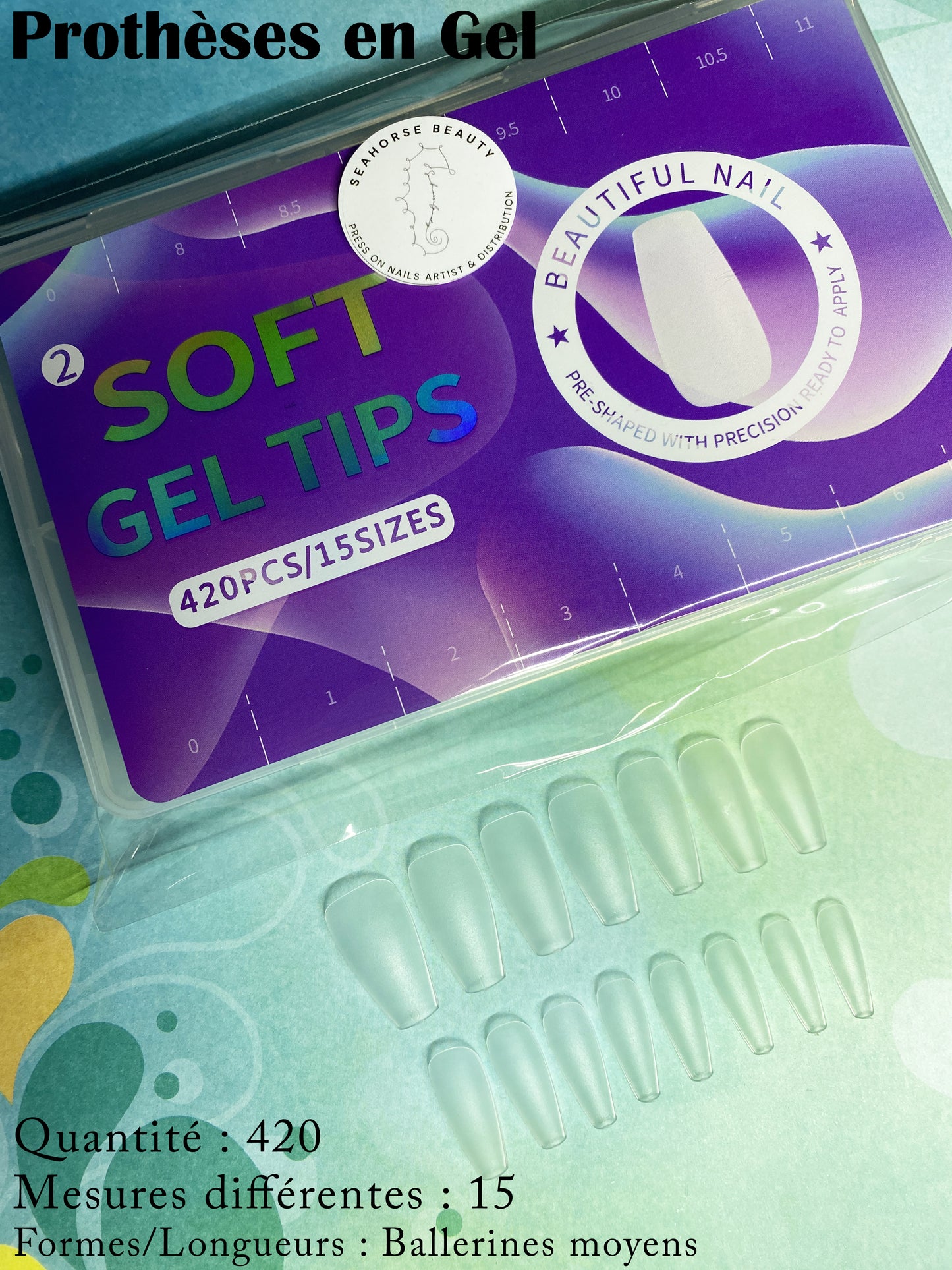 (02) Prothèses en Gel - Ballerines moyens