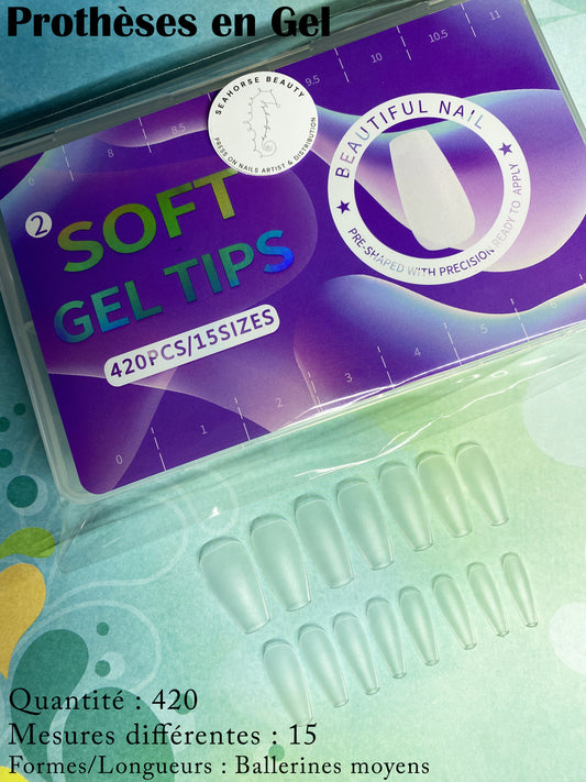 (02) Prothèses en Gel - Ballerines moyens