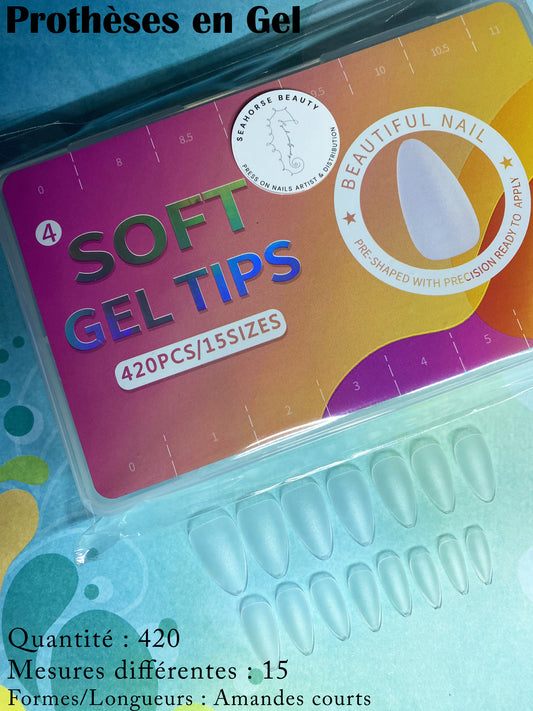 (04) Prothèses en Gel - Amandes courts
