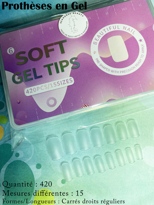 (06) Prothèses en Gel - Carrés droits réguliers