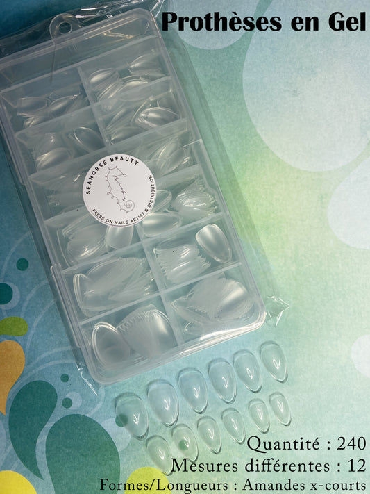 (41) Prothèses en Gel - Amandes x-courts