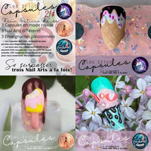 Load image into Gallery viewer, TRIO CAPSULES NAILART | Délices Glacés
