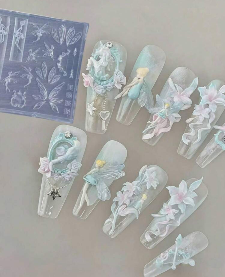 Moules en Silicone NailArt 3D