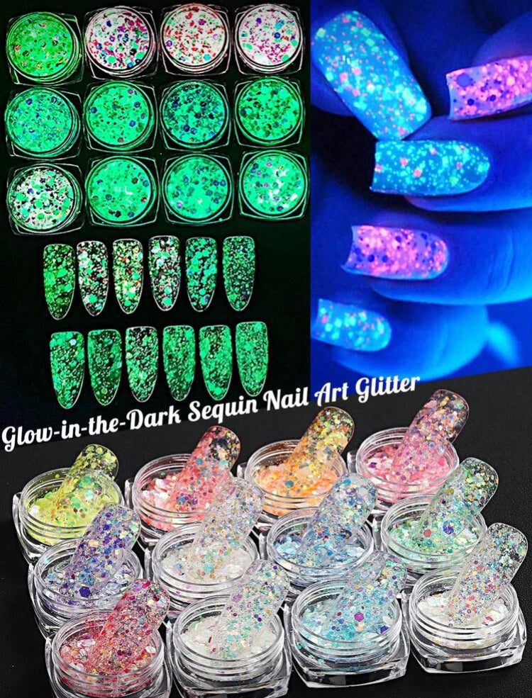 Paillettes Diverses "Glow in the Dark"