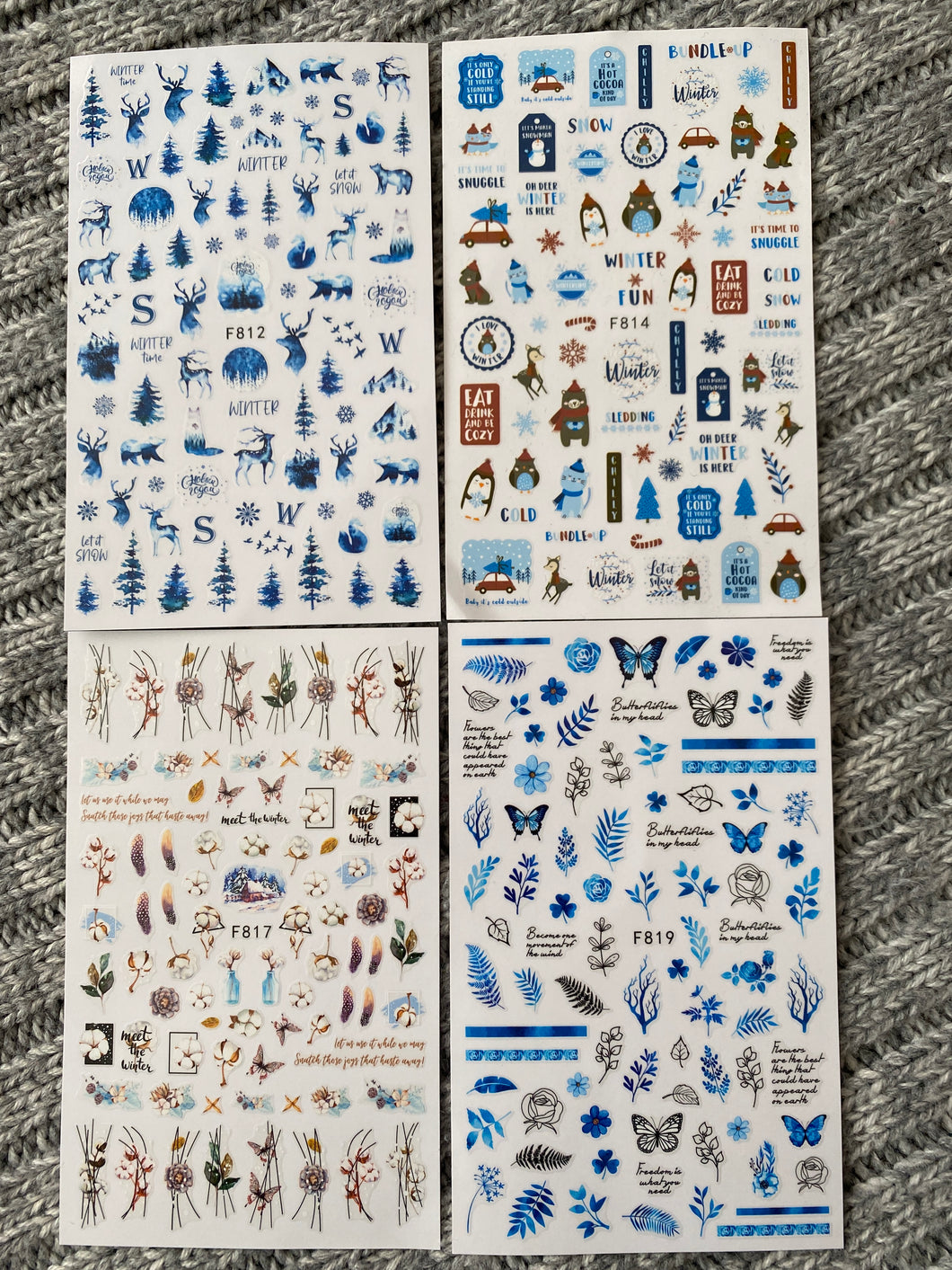 Stickers04 - Pack of 4 sheets