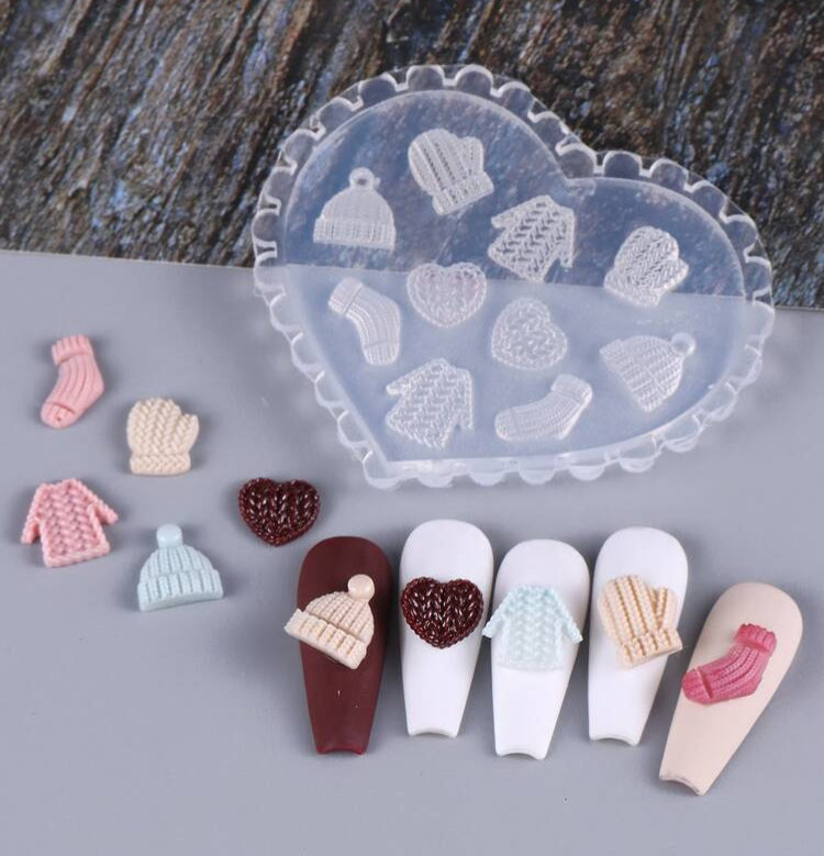 Moules en Silicone NailArt 3D