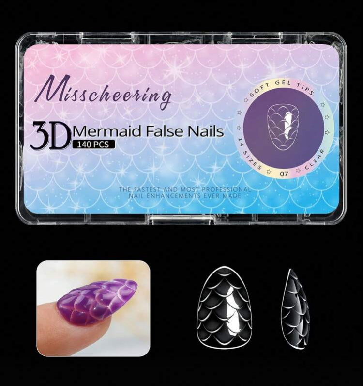 Protheses Gel - Mermaid #07 - Amandes Courts