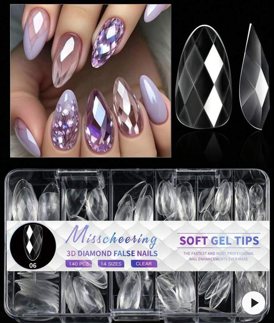 Protheses Gel - Diamand #06 - Amandes Courts