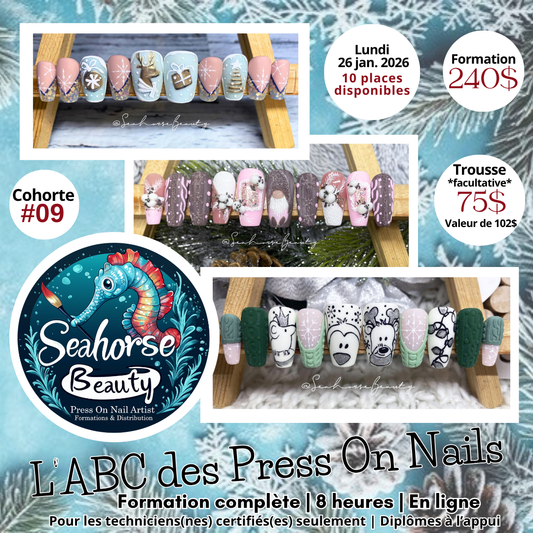 FORMATION L’ABC DES PRESS ON NAILS | Cohorte #09